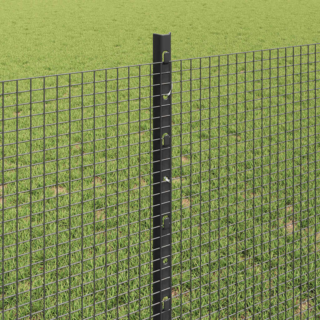 Fence with Post Grey