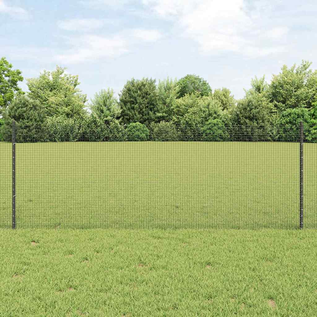 Fence with Post Grey