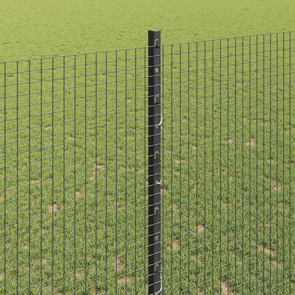 Fence with Post Grey