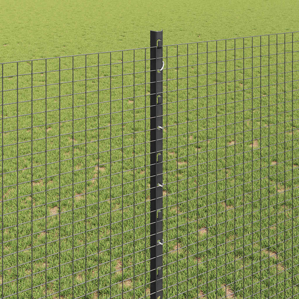 Fence with Post Grey