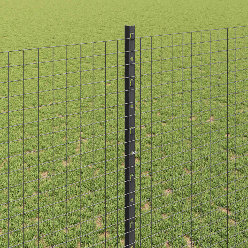 Fence with Post Grey