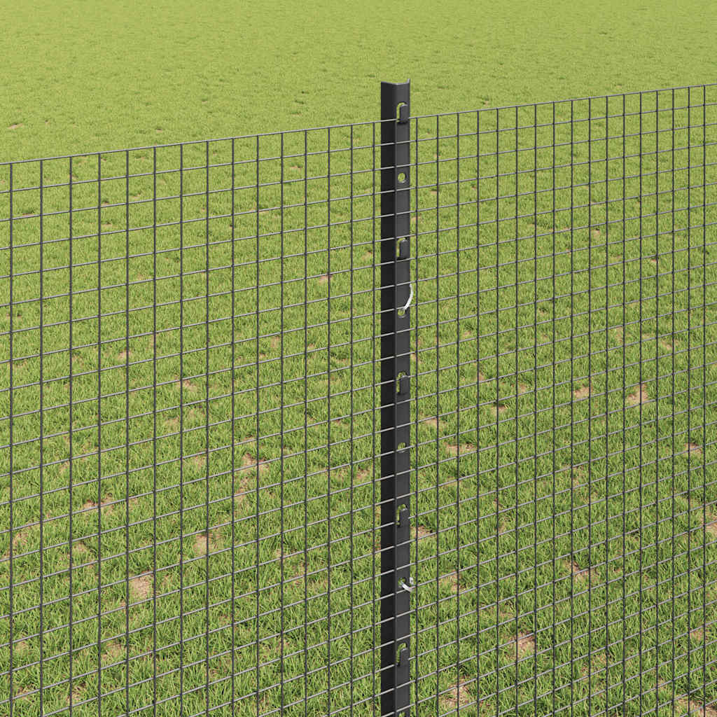 Fence with Post Grey