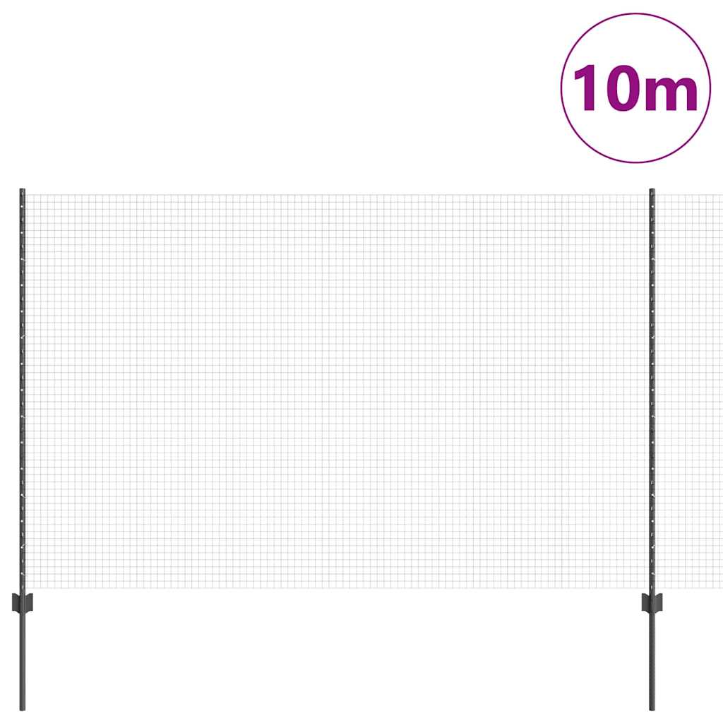 Welded Wire Fence with Post 10 x 1.5 m (W x H)