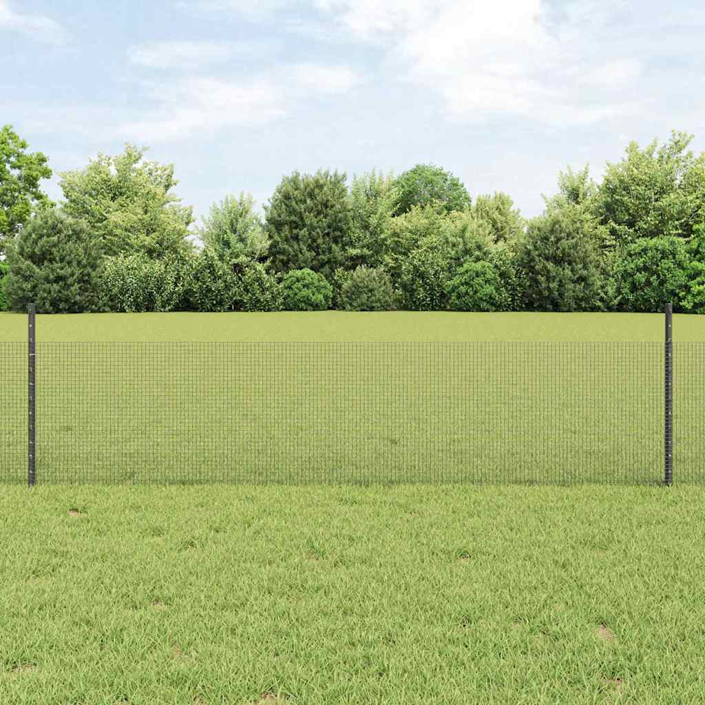 Fence with Post Grey