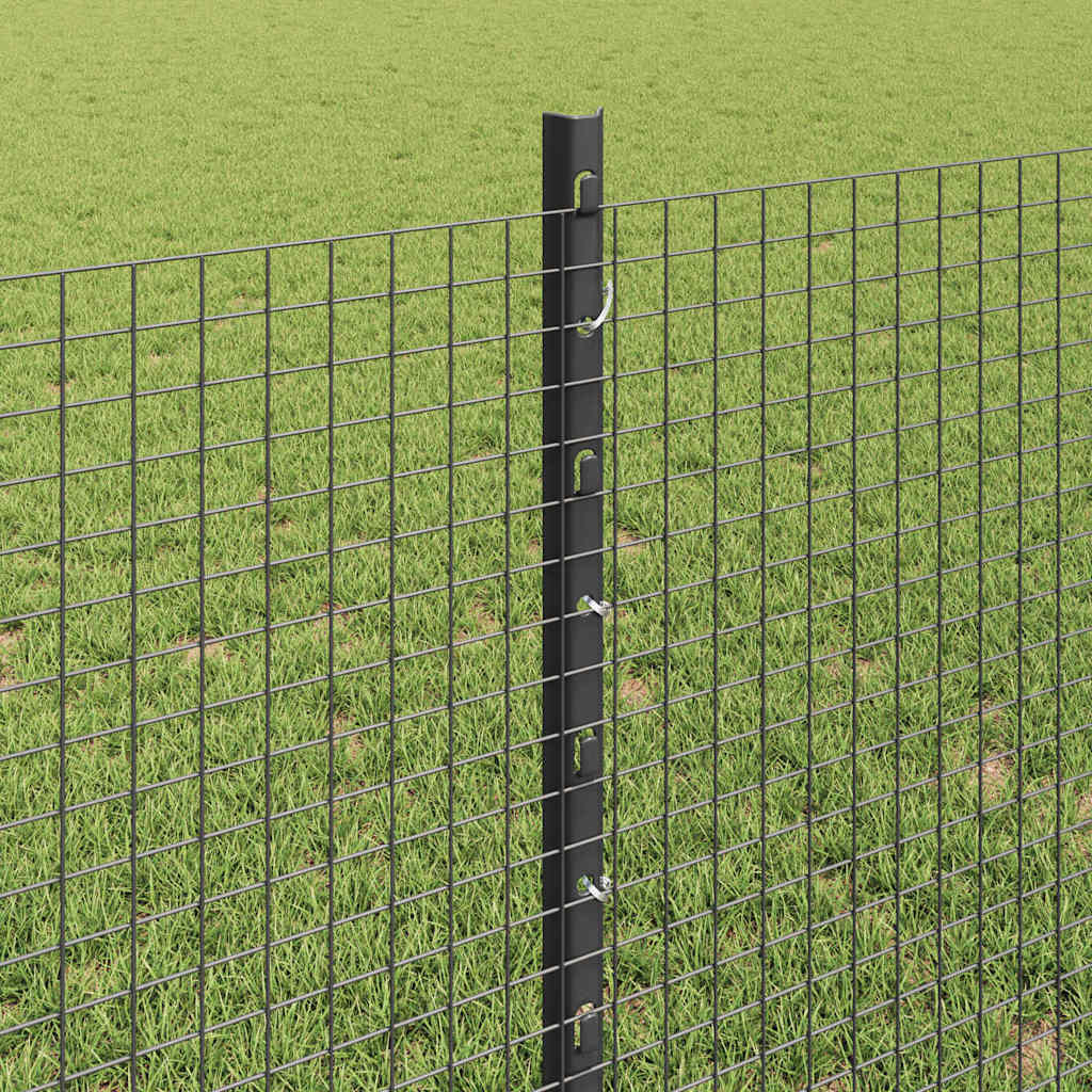 Fence with Post Grey