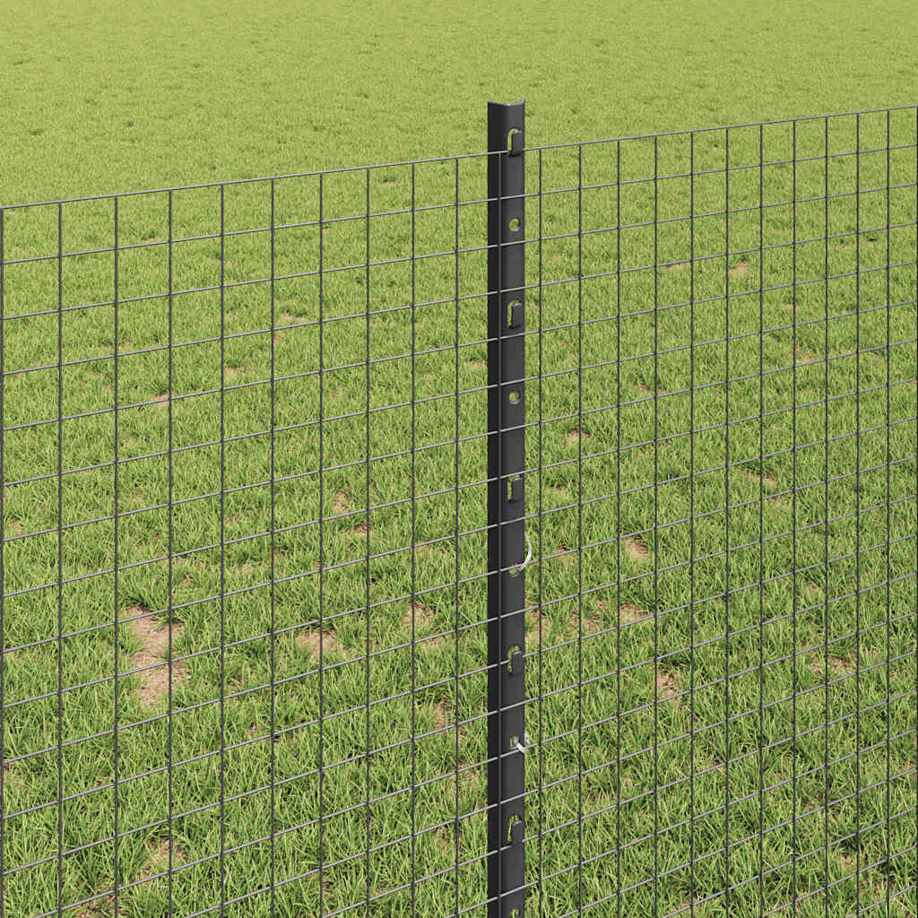 Fence with Post Grey
