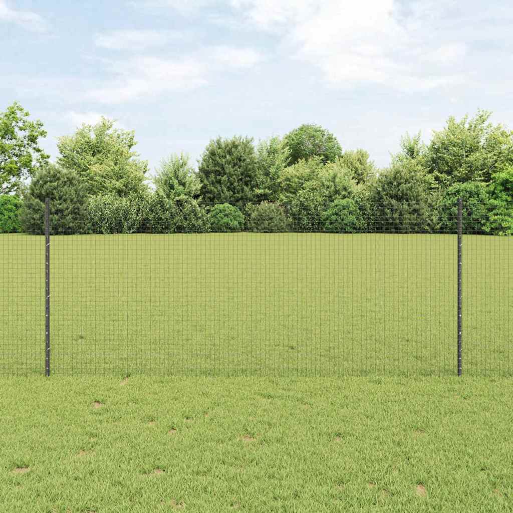 Fence with Post Grey
