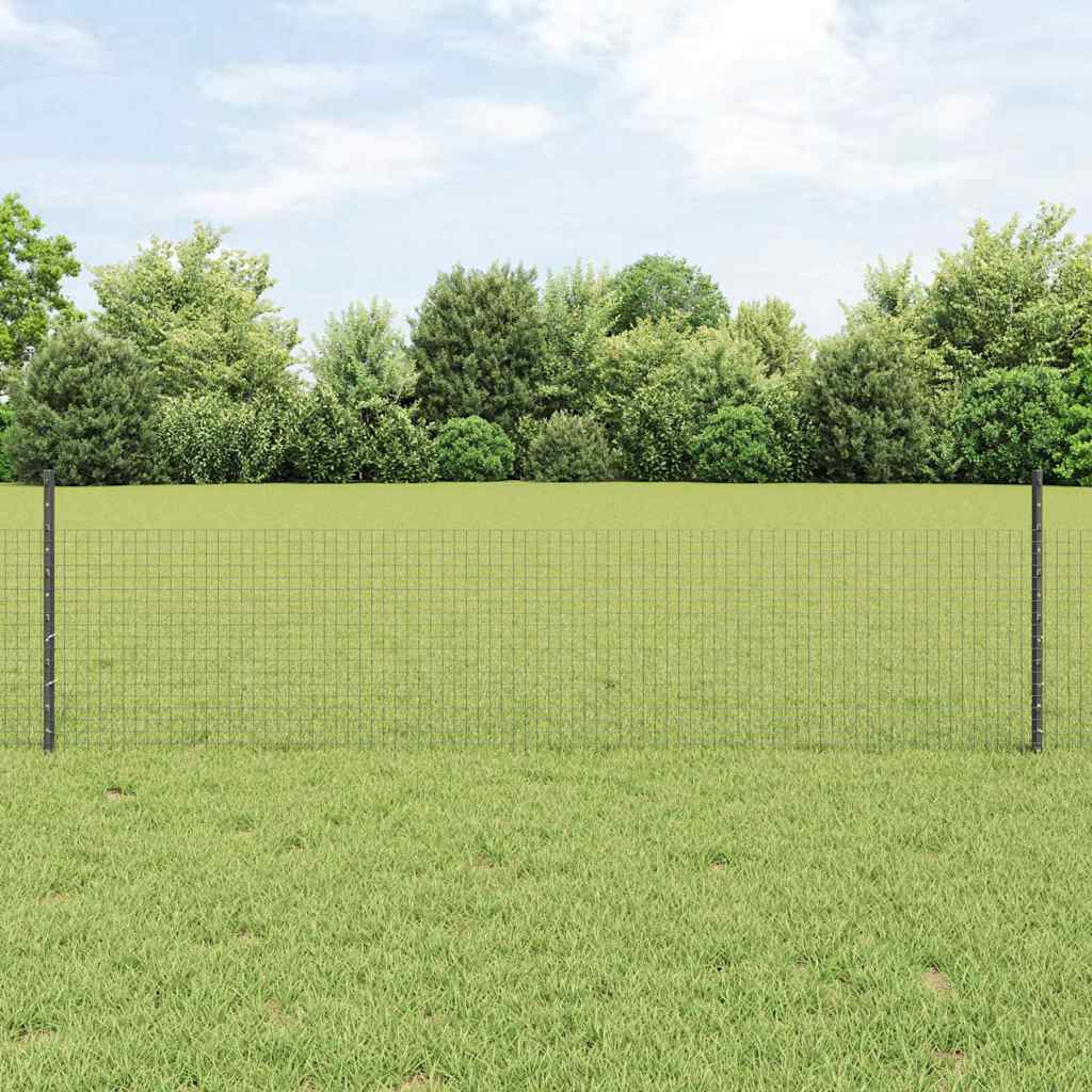 Fence with Post Grey