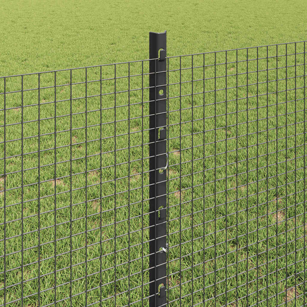 Fence with Post Grey