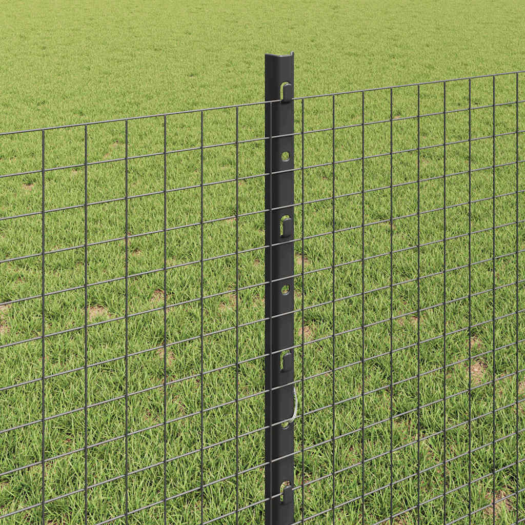 Fence with Post Grey
