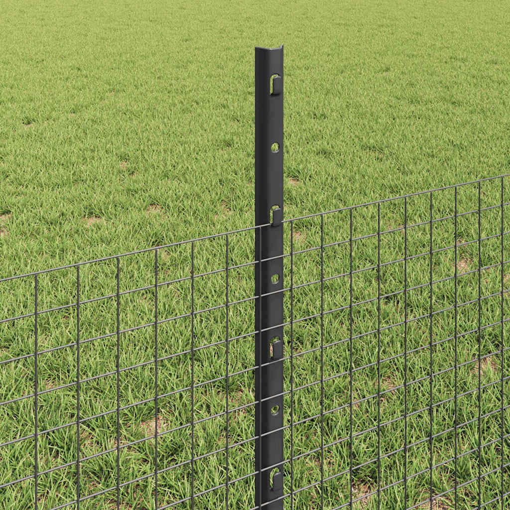 Fence with Post Grey