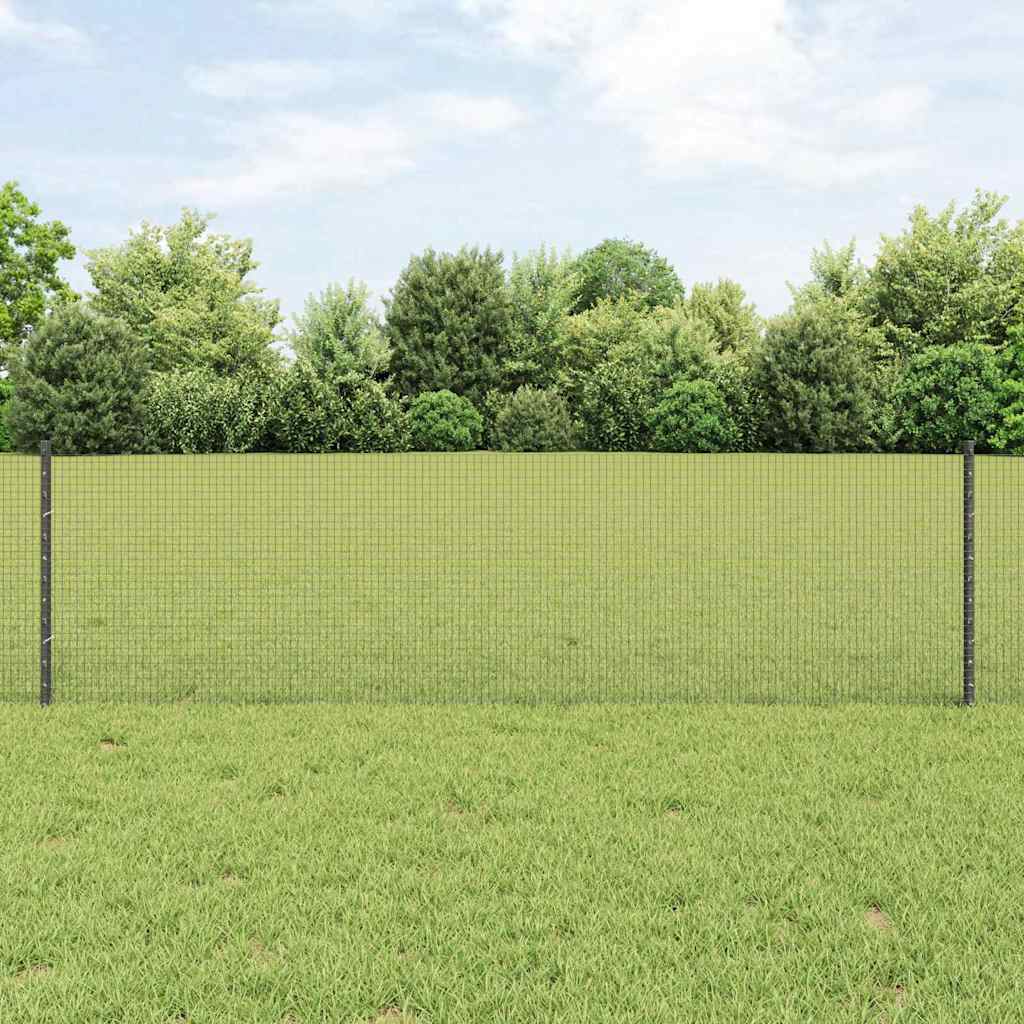 Fence with Post Grey