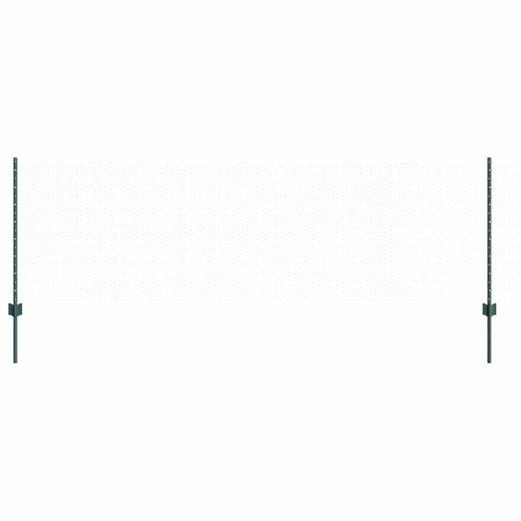 Fence with Post Green