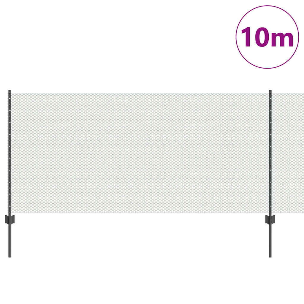 Fence with Post Grey