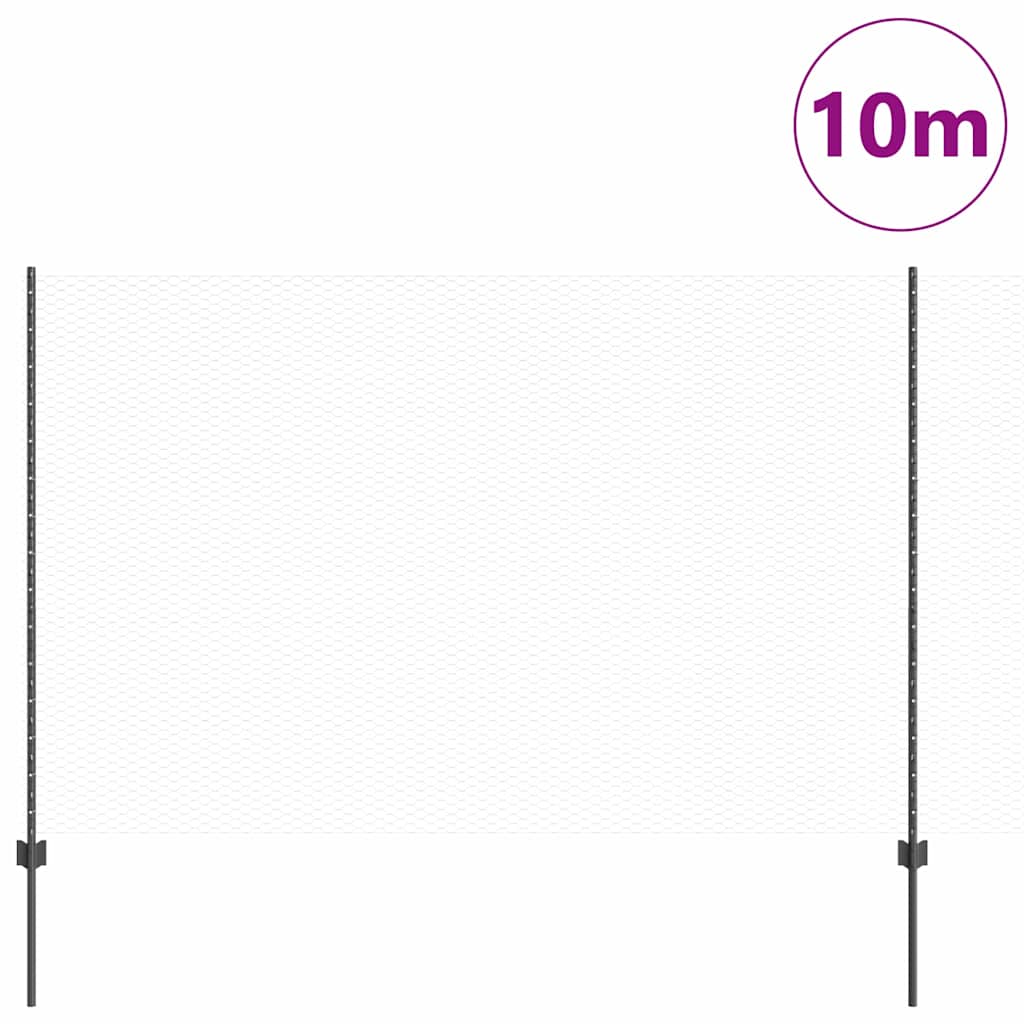 Fence with Post Grey