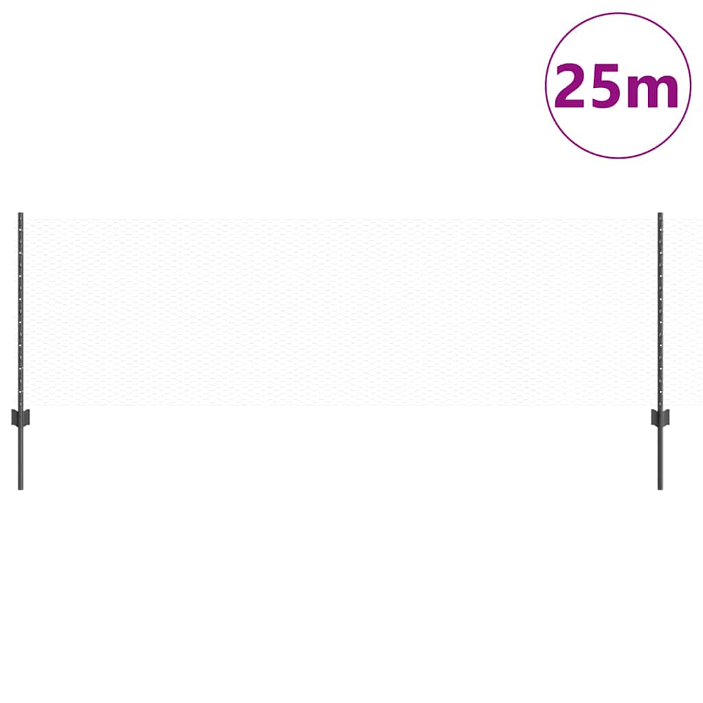 Fence with Post Grey