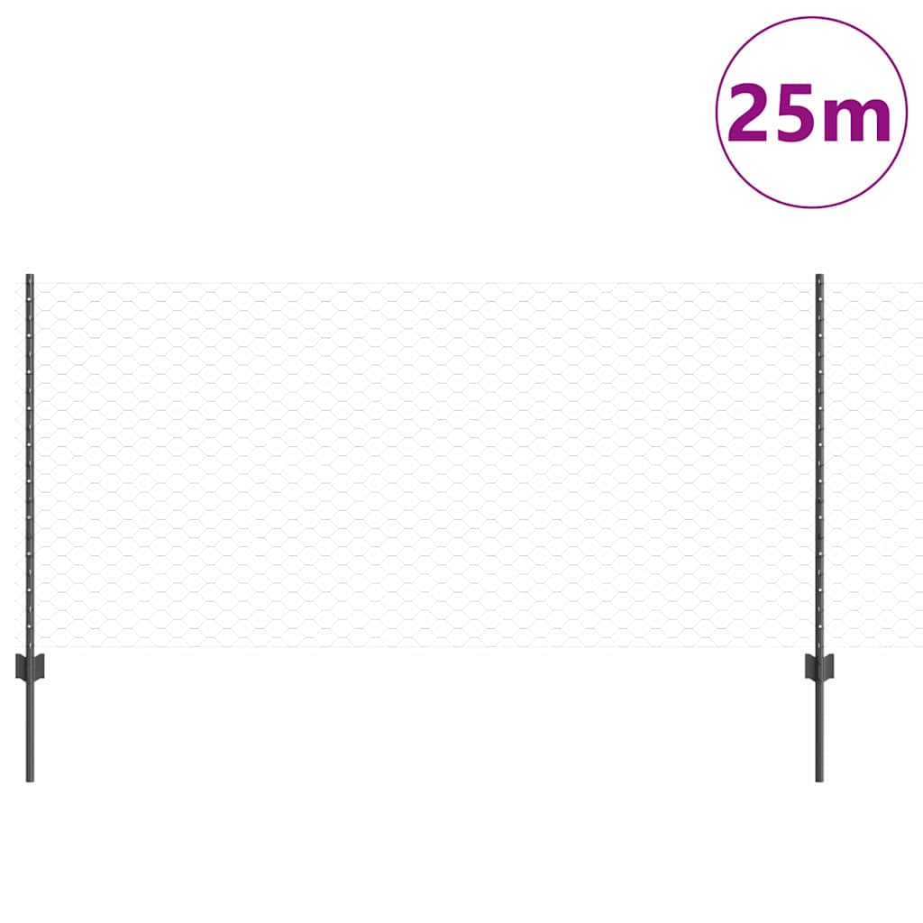 Fence with Post Grey