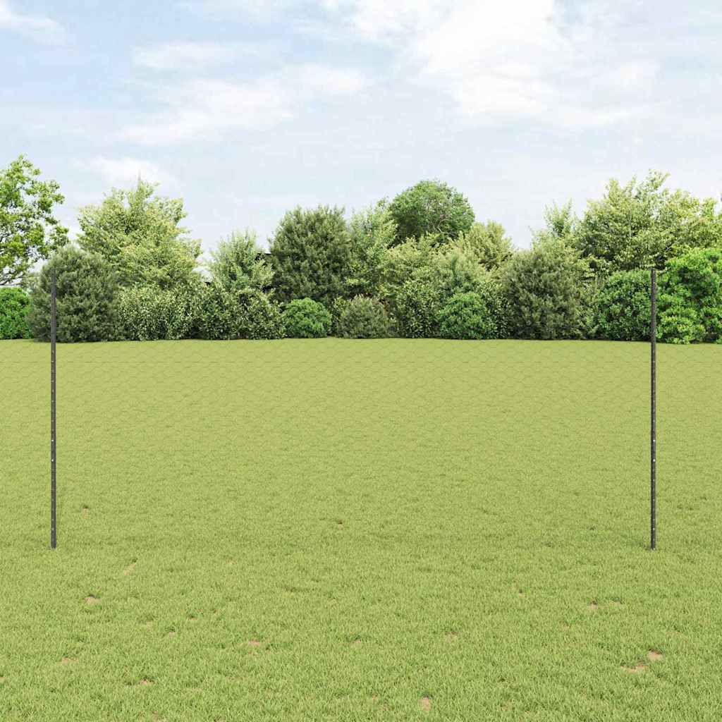 Fence with Post Grey