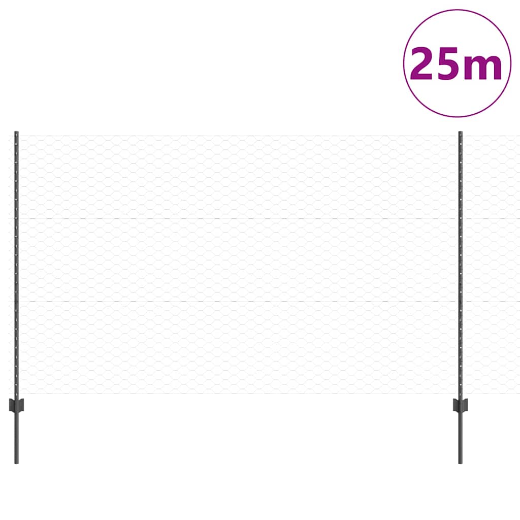 Fence with Post Grey