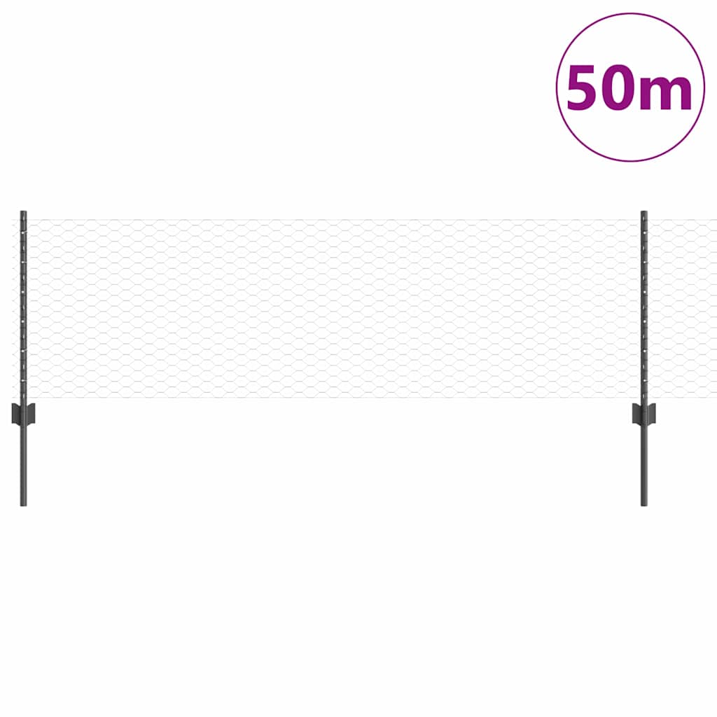 Fence with Post Grey