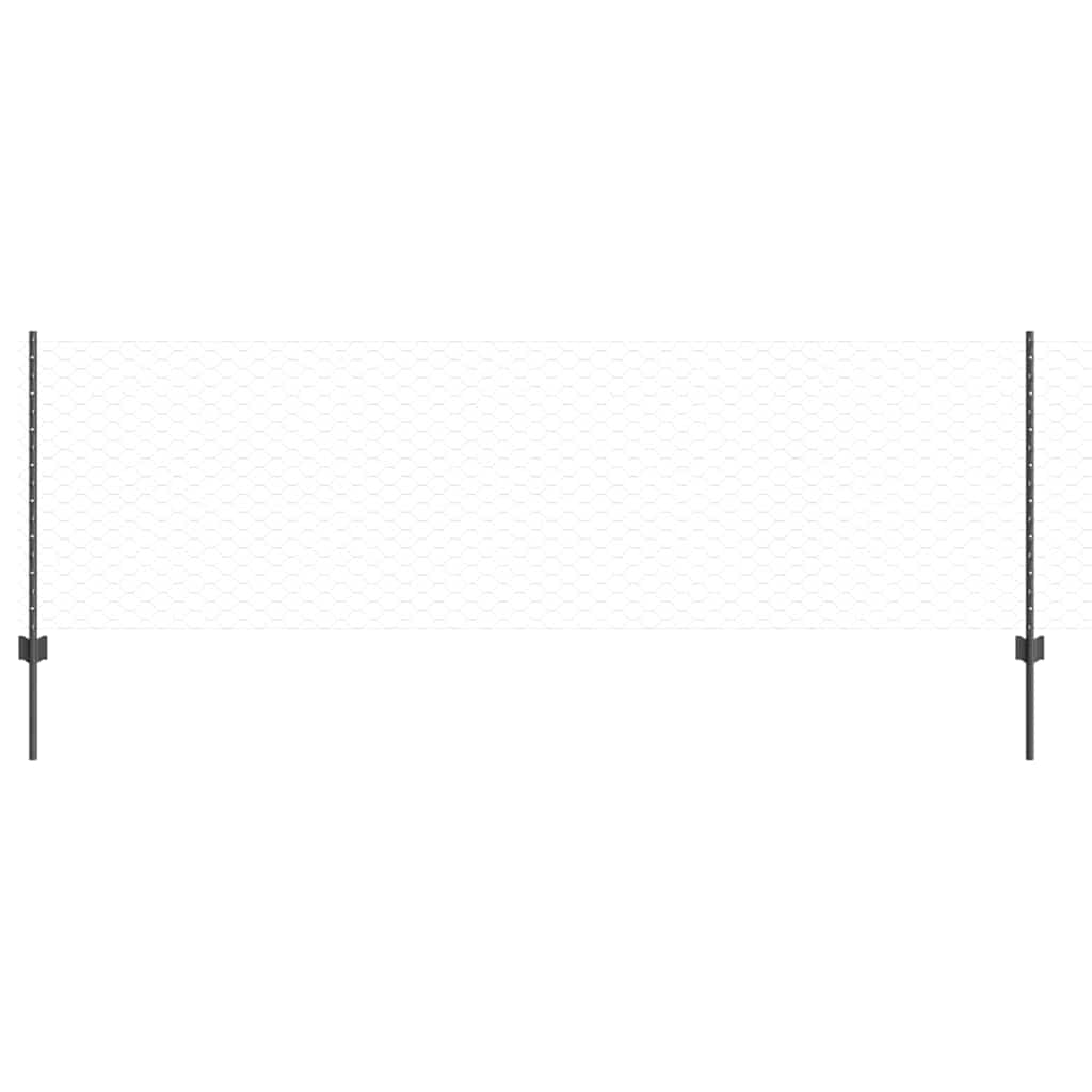 Fence with Post Grey