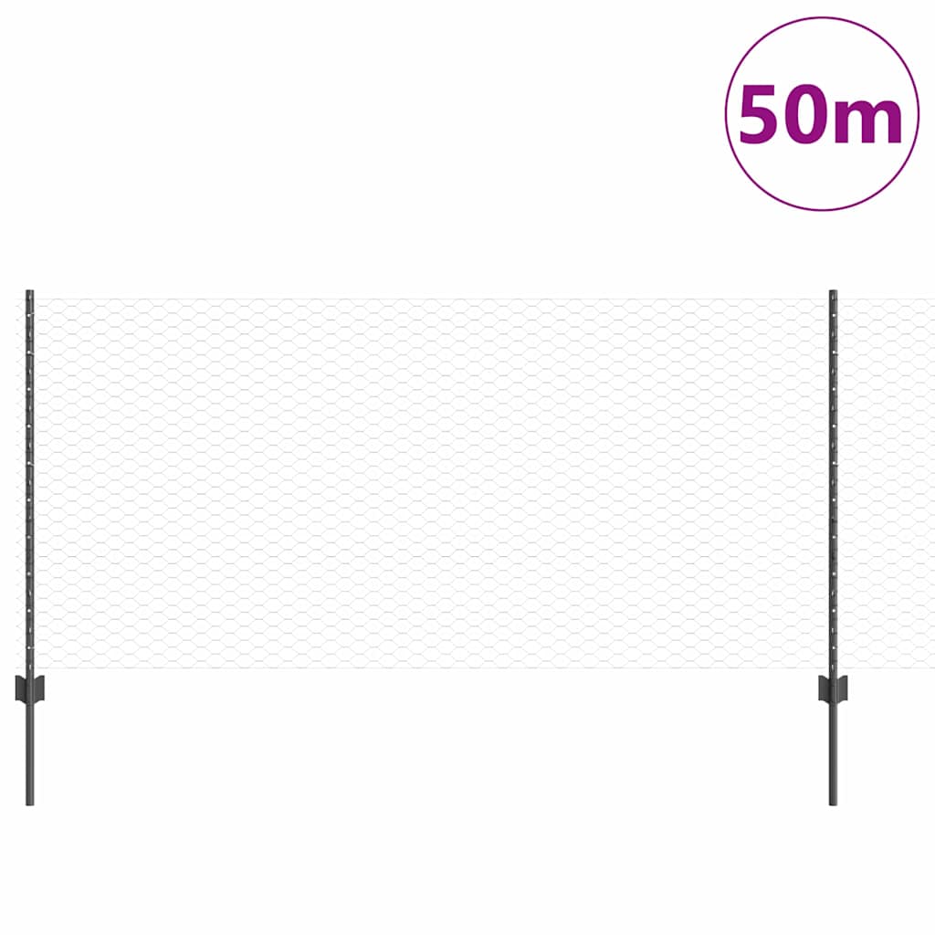 Fence with Post Grey