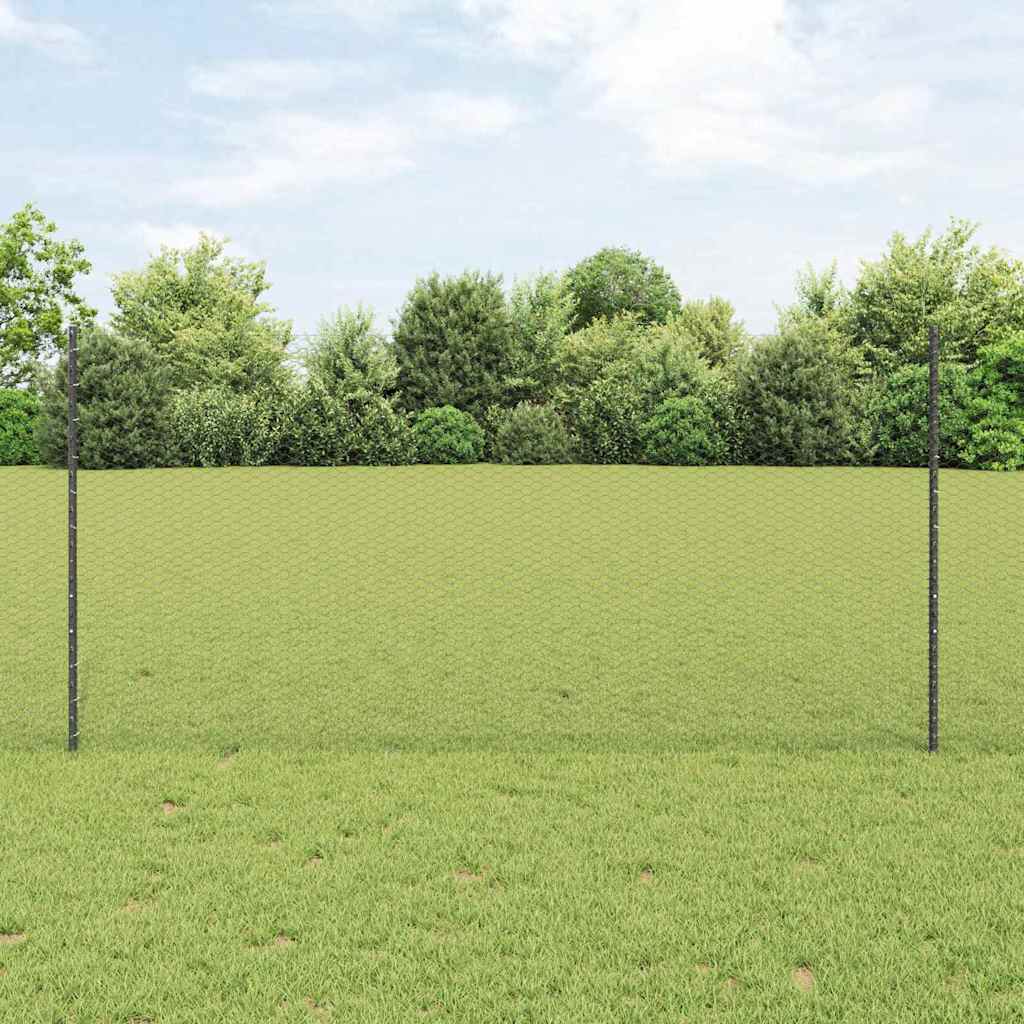Fence with Post Grey