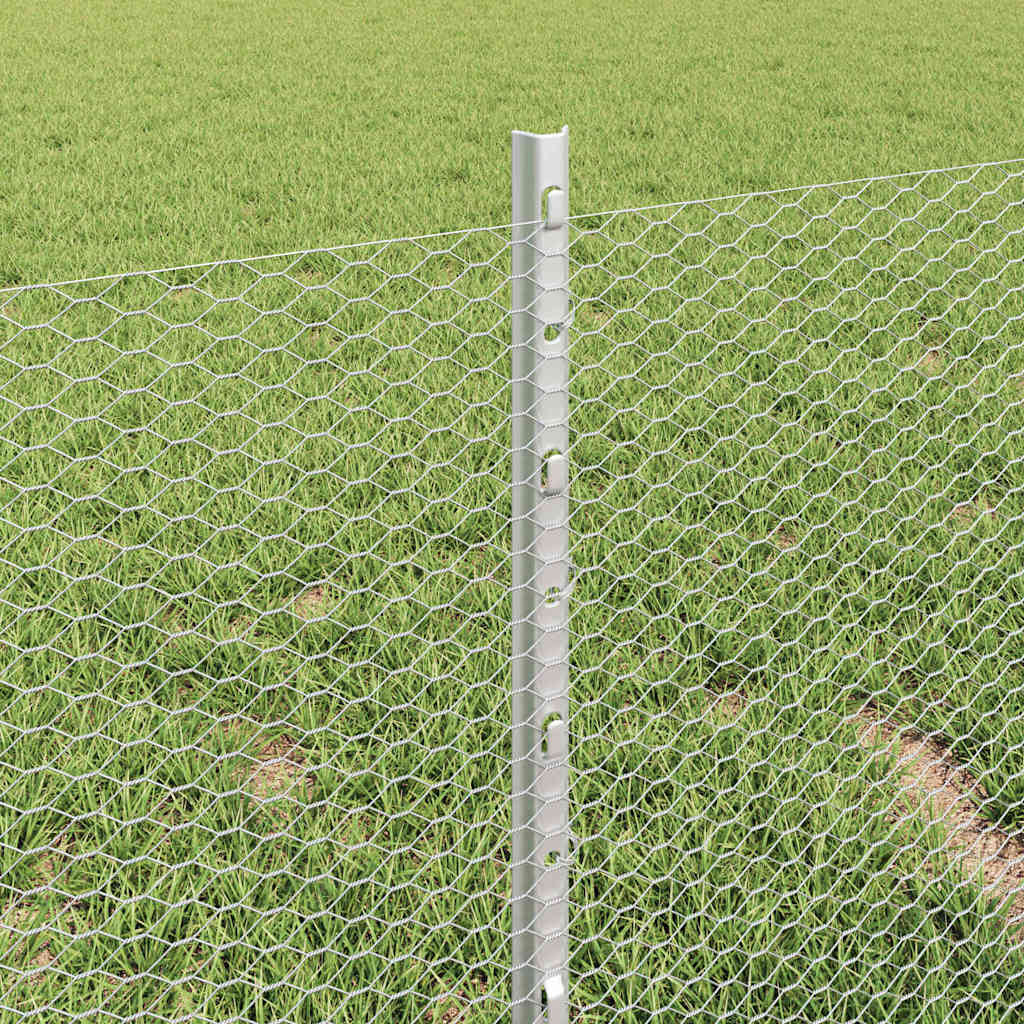 Welded Wire Fence 10 x 0.4 m (W x H) Hot-Dip Galvanised Steel