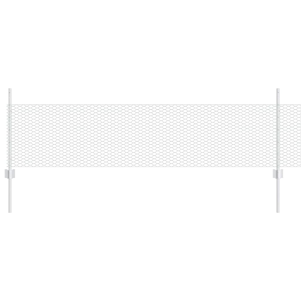 Welded Wire Fence 10 x 0.5 m (W x H) Hot-Dip Galvanised Steel