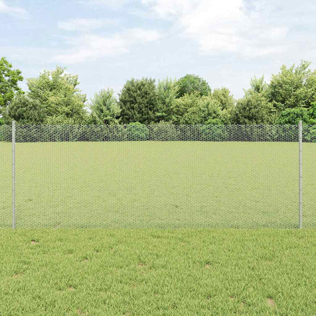 Welded Wire Fence 10 x 0.8 m (W x H) Hot-Dip Galvanised Steel