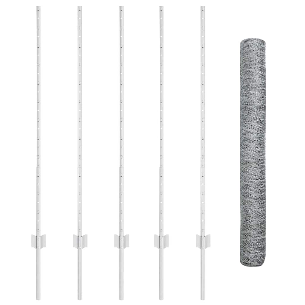 Welded Wire Fence 10 x 1.2 m (W x H) Hot-Dip Galvanised Steel