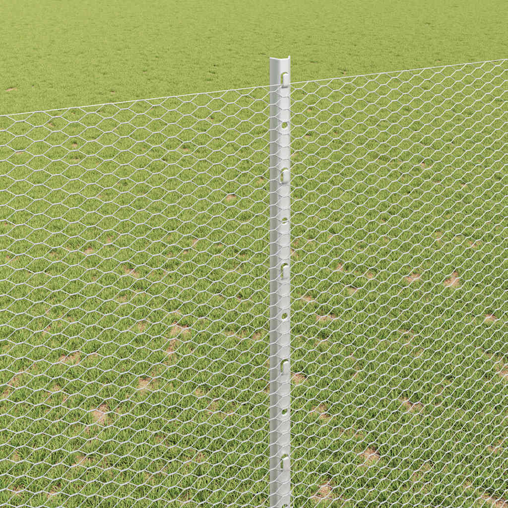 Welded Wire Fence 10 x 1.6 m (W x H) Hot-Dip Galvanised Steel