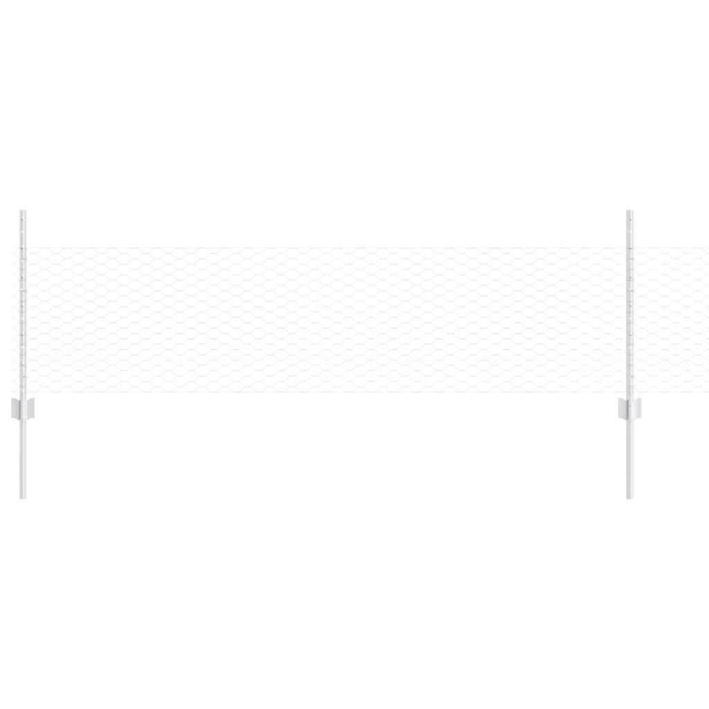 Welded Wire Fence 25 x 0.5 m (W x H) Hot-Dip Galvanised Steel
