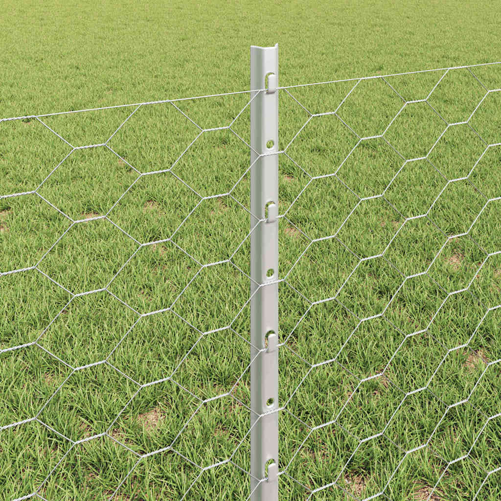 Welded Wire Fence 25 x 0.6 m (W x H) Hot-Dip Galvanised Steel