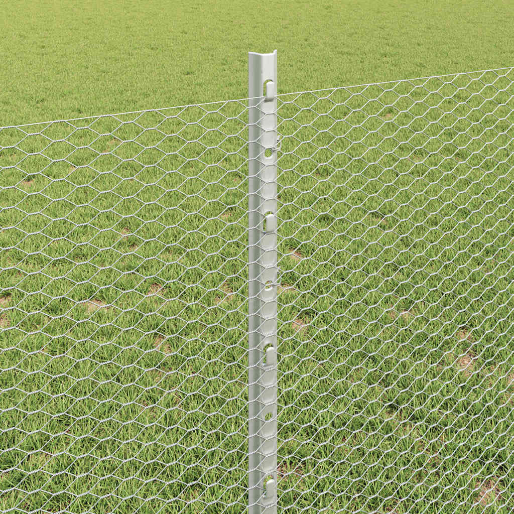 Welded Wire Fence 25 x 0.8 m (W x H) Hot-Dip Galvanised Steel