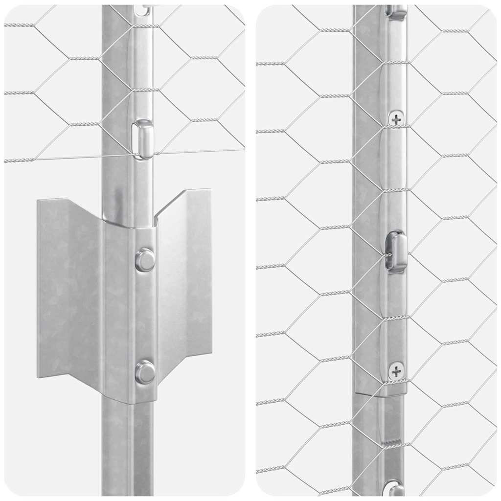 Welded Wire Fence 25 x 1.5 m (W x H) Hot-Dip Galvanised Steel