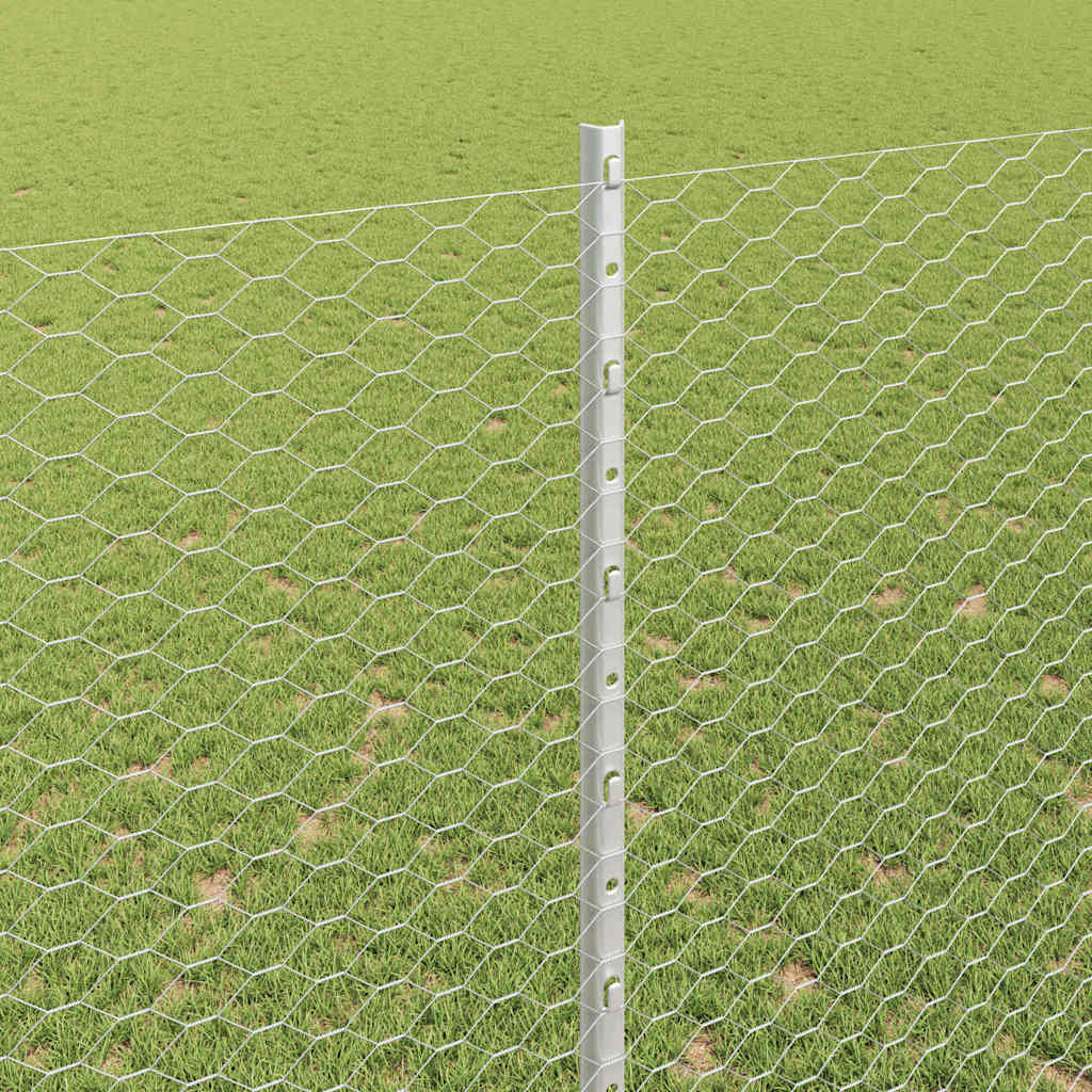 Welded Wire Fence 25 x 1.6 m (W x H) Hot-Dip Galvanised Steel