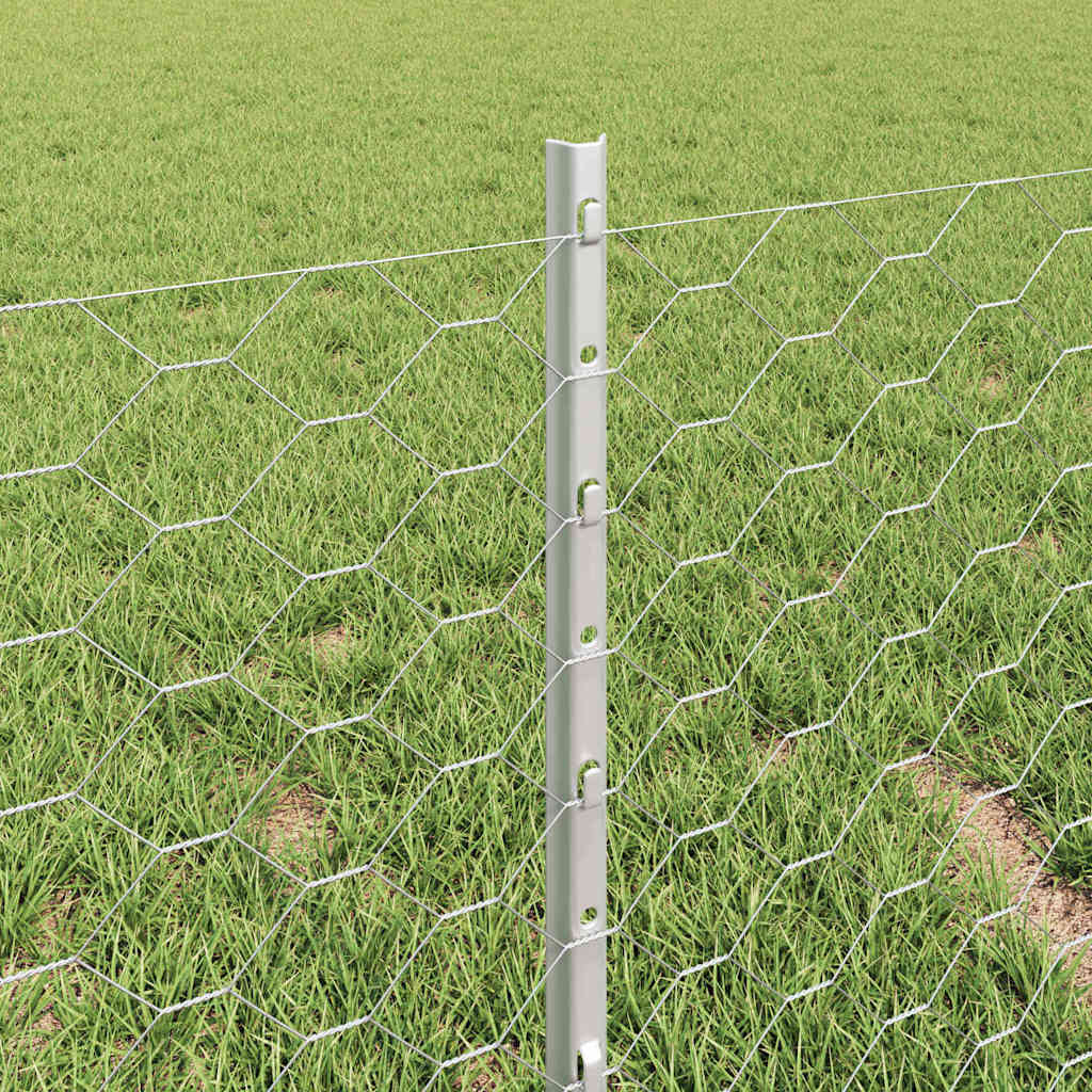 Welded Wire Fence 50 x 0.4 m (W x H) Hot-Dip Galvanised Steel