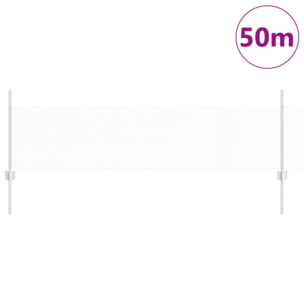 Welded Wire Fence 50 x 0.5 m (W x H) Hot-Dip Galvanised Steel