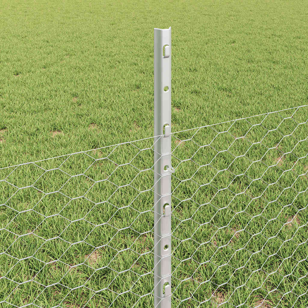 Welded Wire Fence 50 x 0.5 m (W x H) Hot-Dip Galvanised Steel
