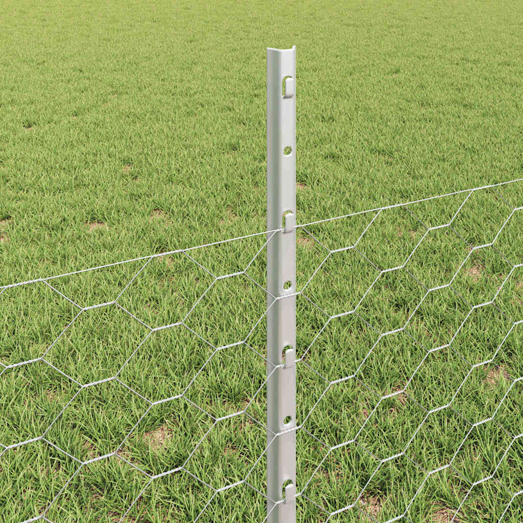 Welded Wire Fence 50 x 0.5 m (W x H) Hot-Dip Galvanised Steel