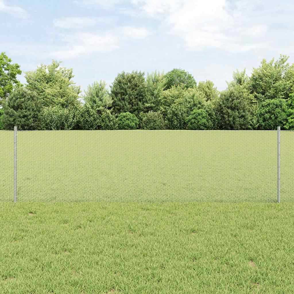 Welded Wire Fence 50 x 0.6 m (W x H) Hot-Dip Galvanised Steel