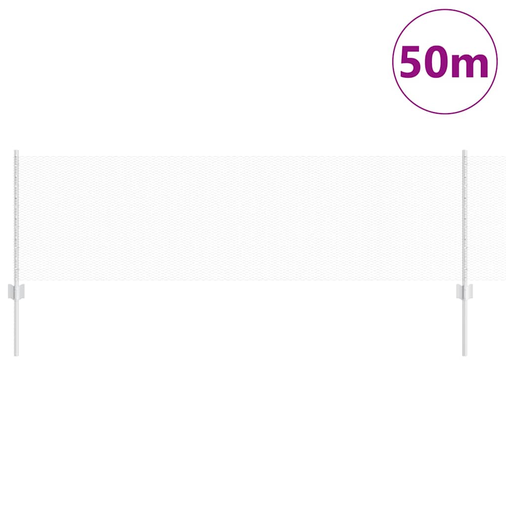 Welded Wire Fence 50 x 0.6 m (W x H) Hot-Dip Galvanised Steel