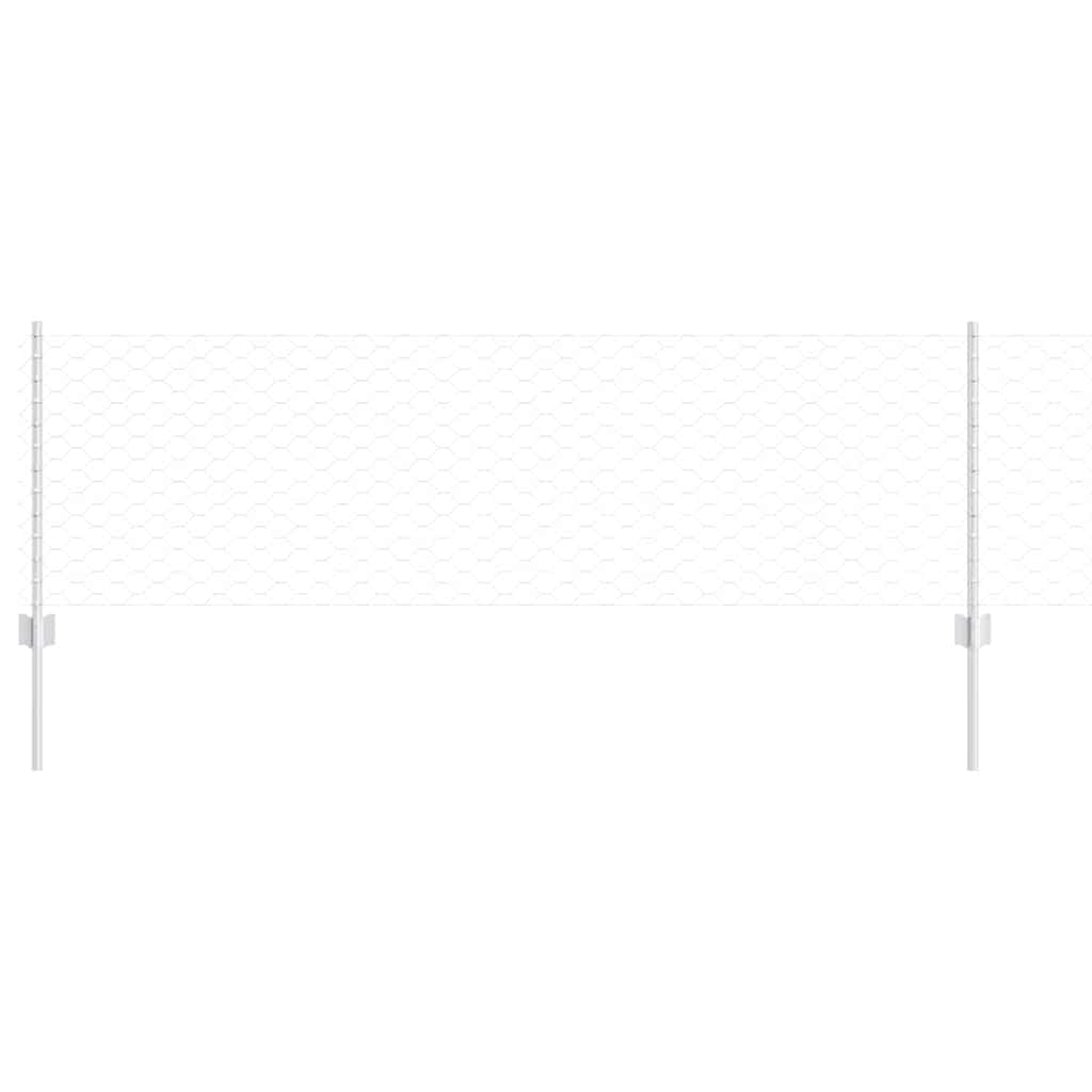 Welded Wire Fence 50 x 0.6 m (W x H) Hot-Dip Galvanised Steel