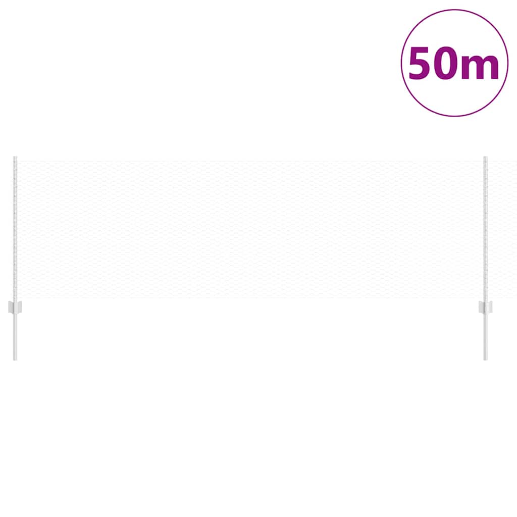 Welded Wire Fence 50 x 0.8 m (W x H) Hot-Dip Galvanised Steel