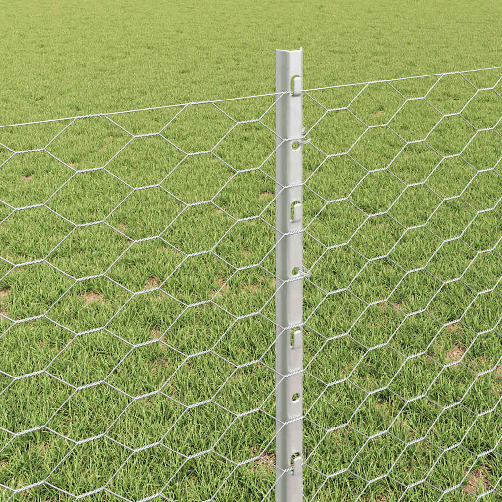 Welded Wire Fence 50 x 0.8 m (W x H) Hot-Dip Galvanised Steel
