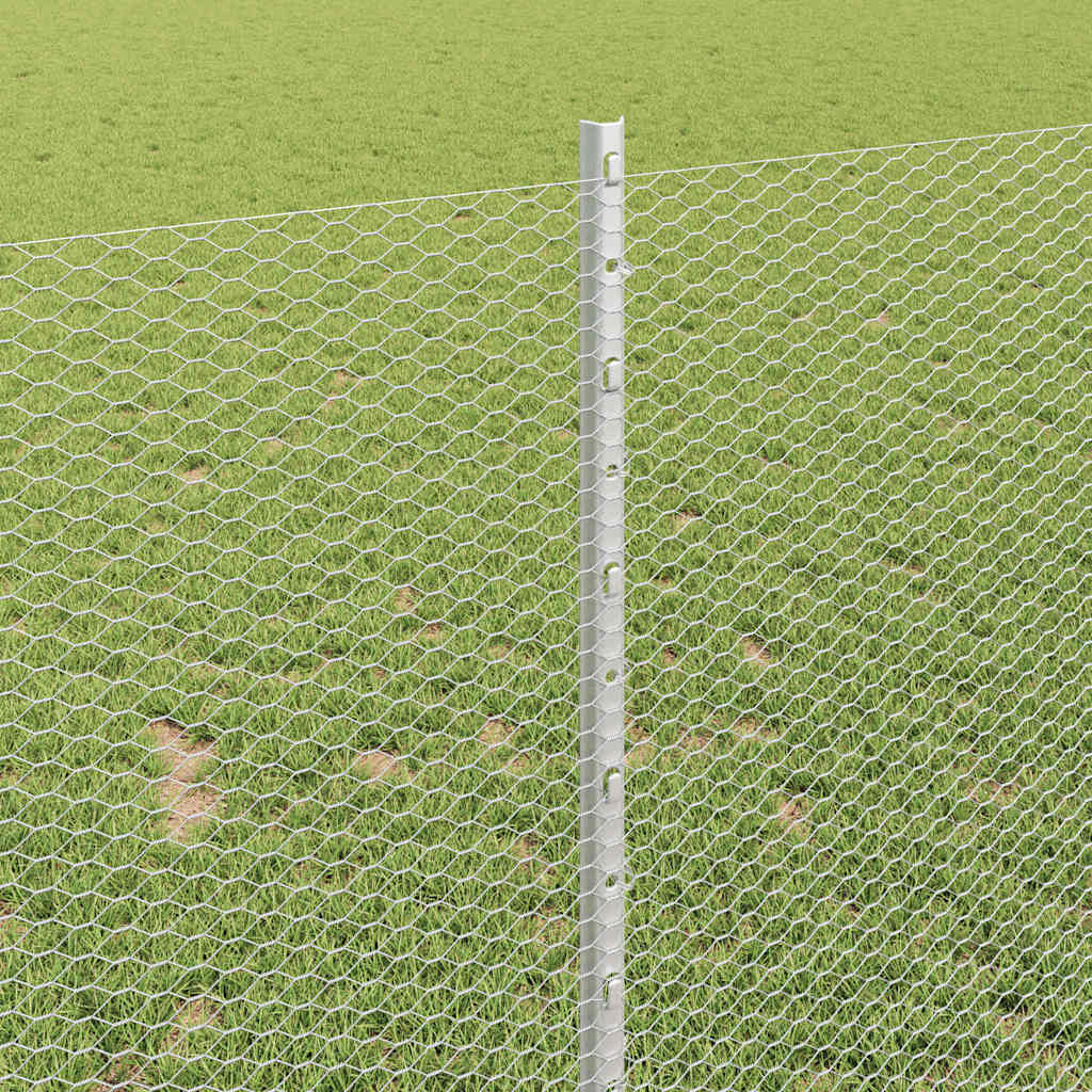 Welded Wire Fence 50 x 1 m (W x H) Hot-Dip Galvanised Steel