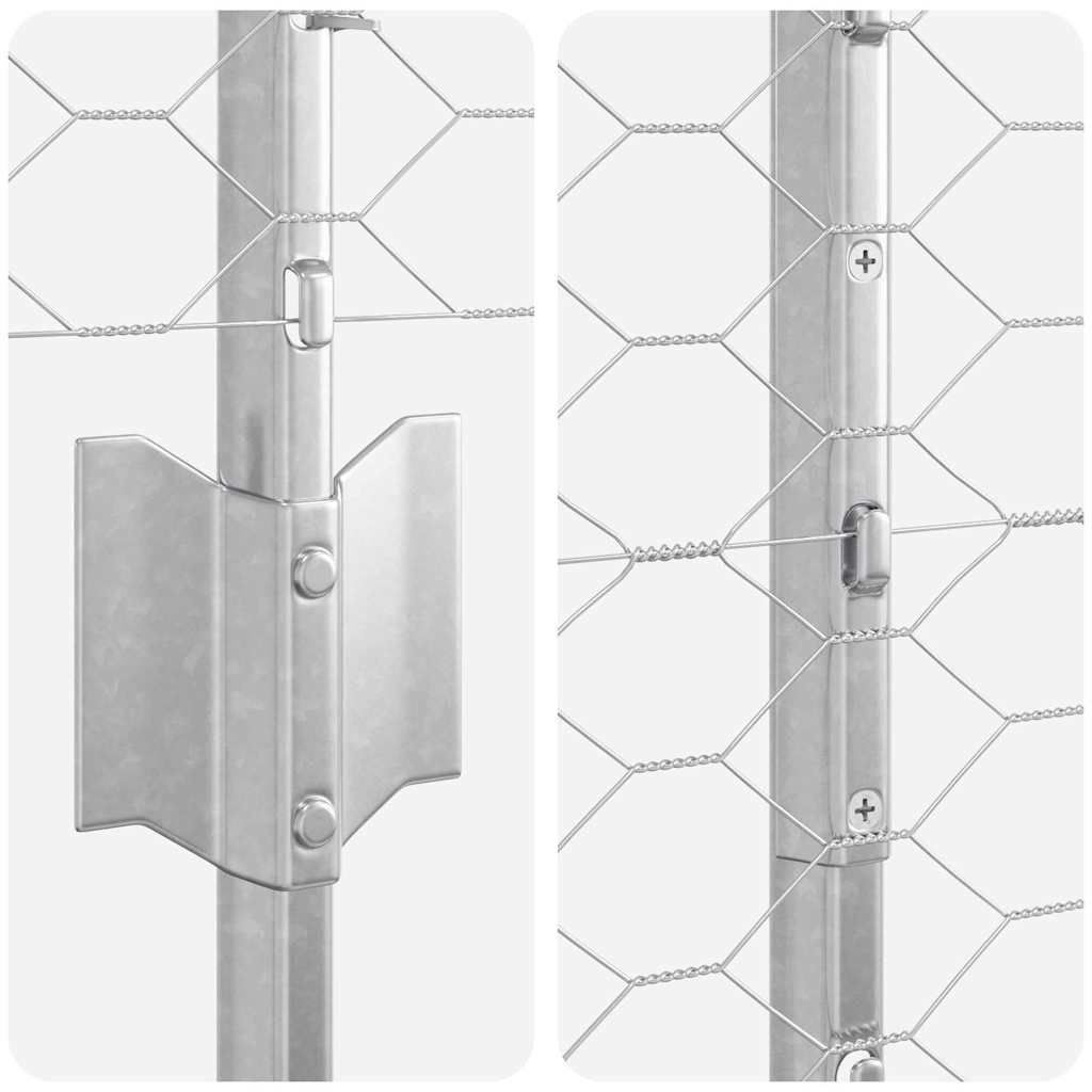Welded Wire Fence 50 x 1 m (W x H) Hot-Dip Galvanised Steel
