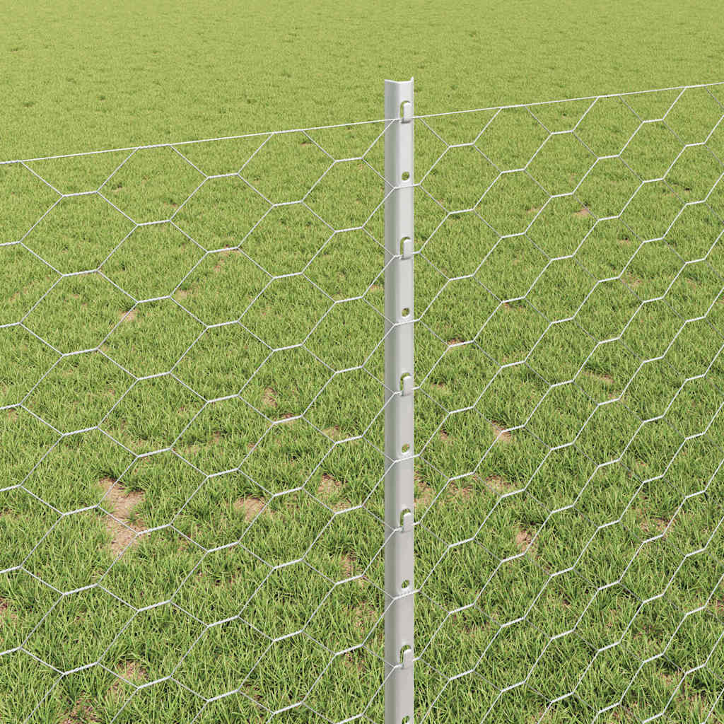 Welded Wire Fence 50 x 1 m (W x H) Hot-Dip Galvanised Steel