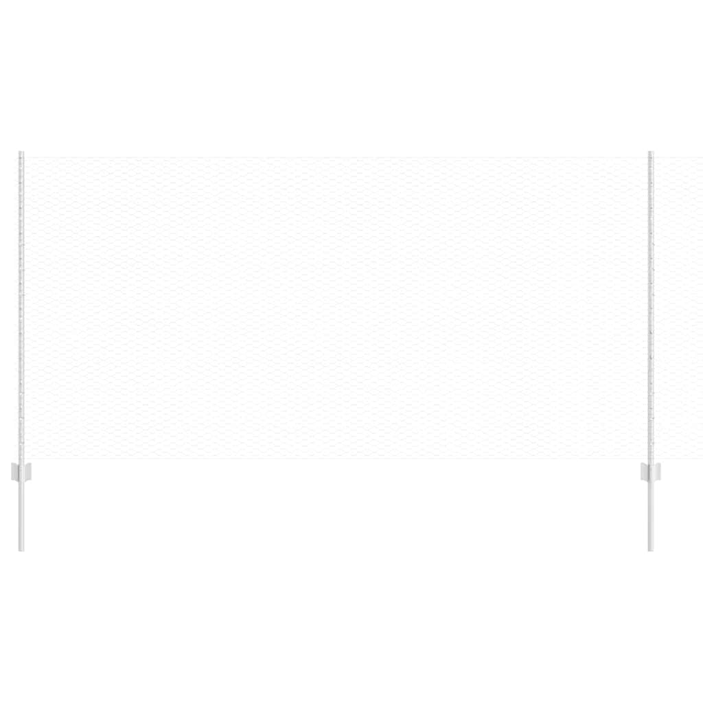 Fence with Post Silver
